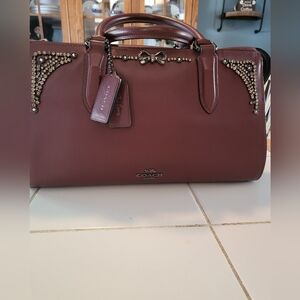 EUC Coach Selena Gomez Studded Handbag